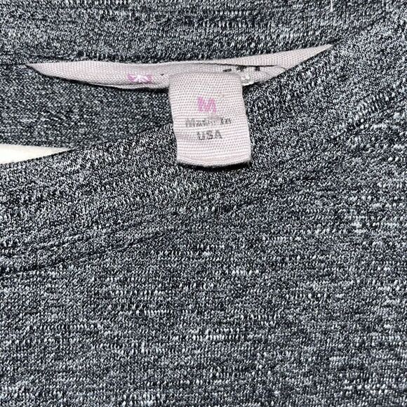 Athleta Open Back Activewear Top‎ Size M Gray Athleisure - Picture 2 of 7